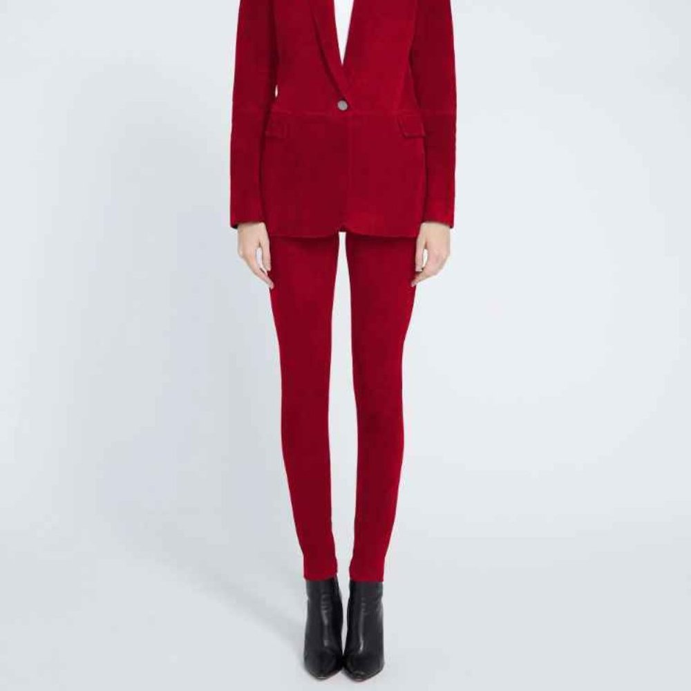 Alice + Olivia Suede Pants
